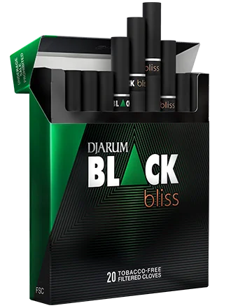 Djarum Black Bliss Emerald pack open